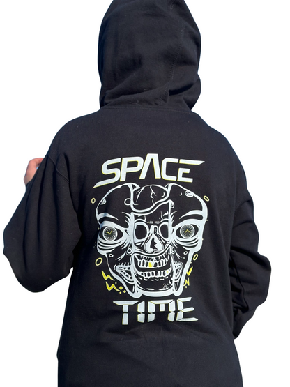 NEW- Black SpaceSkull Hoodie