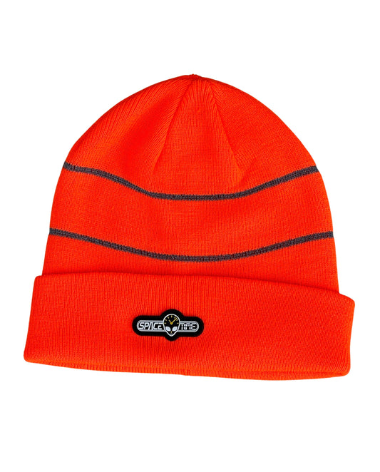 SPACETIME Hi-Vis Orange Beanie